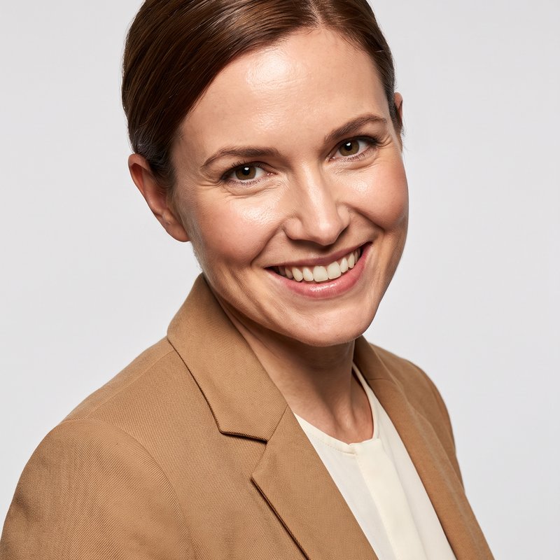Studio portrait of Tamsin F. Vale, Vice President