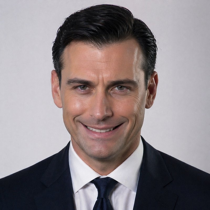 Studio portrait of Kaine Lovelace, Managing Partner